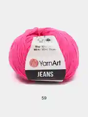 Фуксия пряжа YarnArt Jeans Ярнарт Джинс