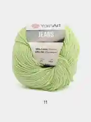 Мятный пряжа YarnArt Jeans Ярнарт Джинс