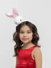 Белый ободок Заяц