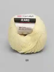 Кремовый пряжа YarnArt Jeans Ярнарт Джинс