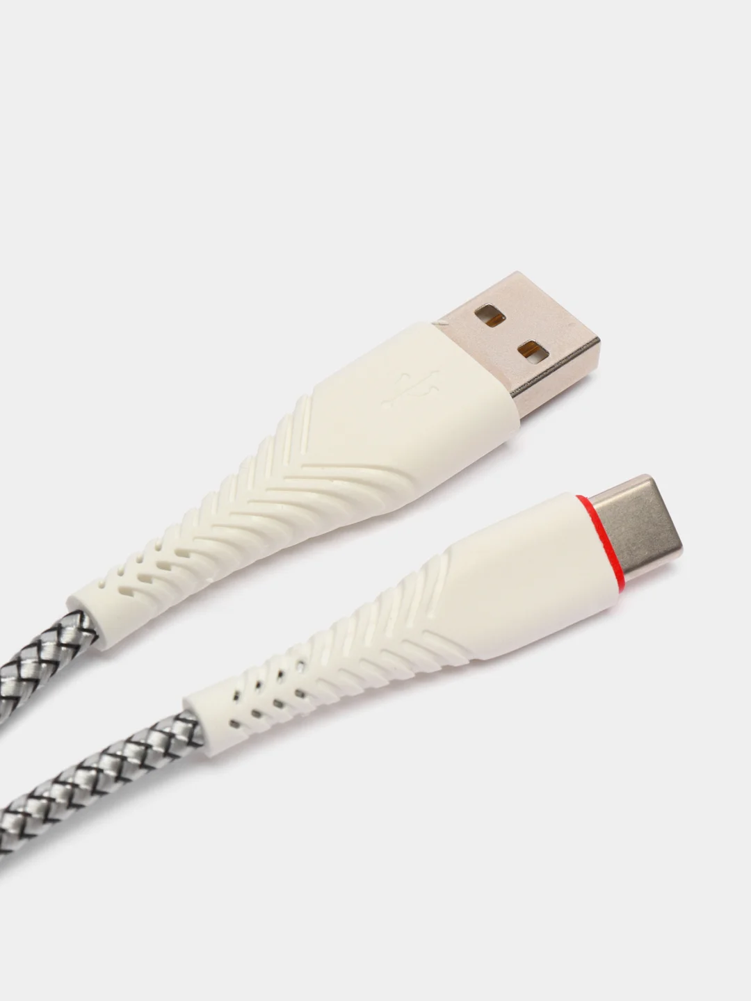 Белый usb-кабель для телефона BOROFONE BX25,100 Type-C быстрая зарядка 3A Samsung poco тайп си