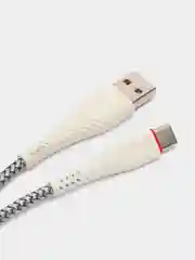 Белый usb-кабель для телефона BOROFONE BX25,100 Type-C быстрая зарядка 3A Samsung poco тайп си