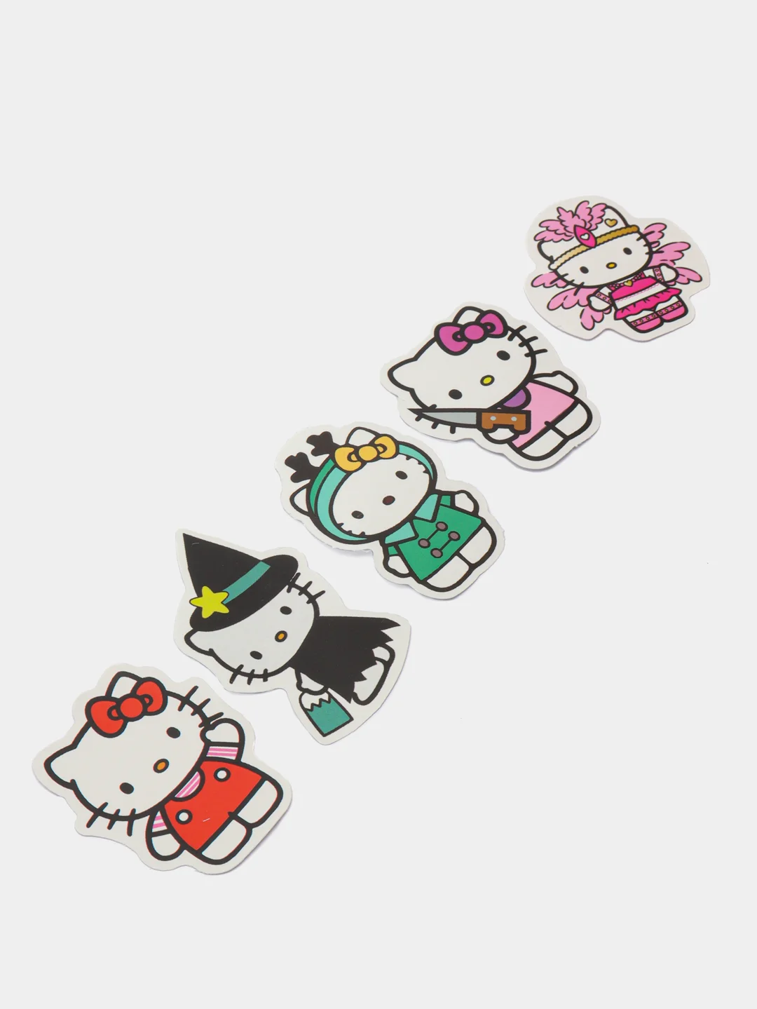 Наклейки стикеры для девочек Hello Kitty, 50 штук