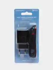 Черный сетевое зарядное устройство Borofone BA20A,1xUSB, до 2.1А, с кабелем Micro-USB, для Android