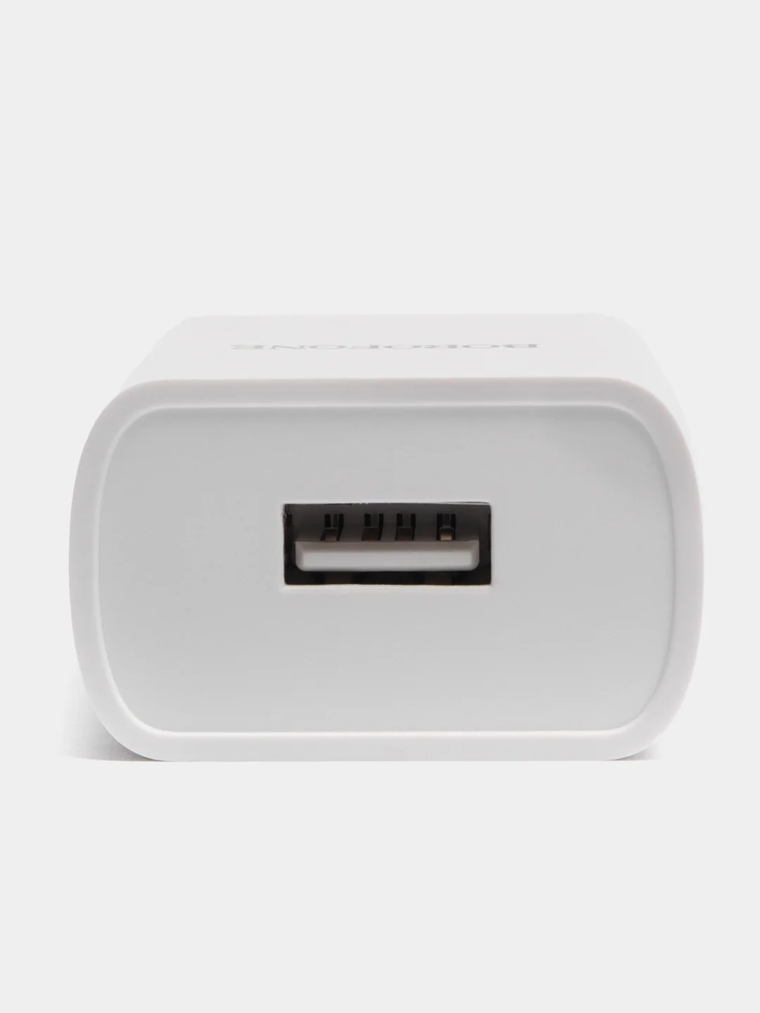 Белый сетевое зарядное устройство Borofone BA20A,1xUSB, до 2.1А, с кабелем Micro-USB, для Android