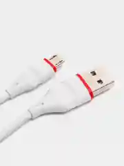 Белый сетевое зарядное устройство Borofone BA20A,1xUSB, до 2.1А, с кабелем Micro-USB, для Android