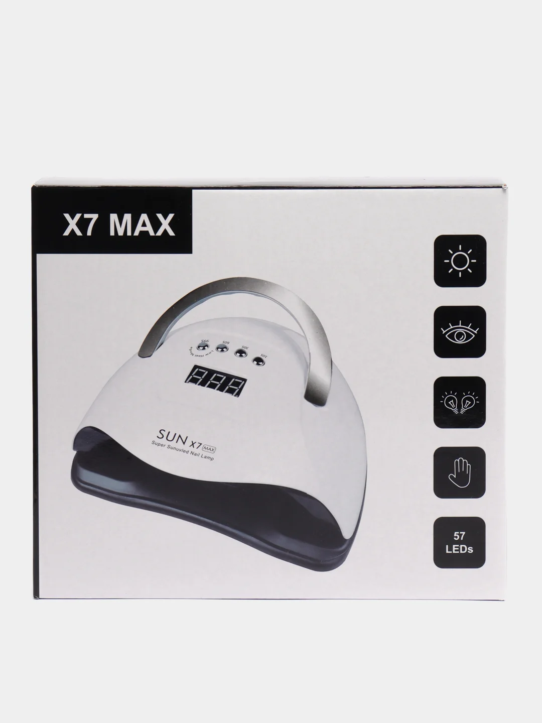Лампа для маникюра Sun X7 MAX 180W