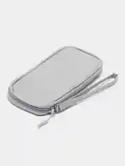 Серый органайзер для кабелей, проводов и USB-карт