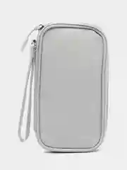 Красный органайзер для кабелей, проводов и USB-карт