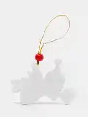 Оливковый новогодняя ёлочная игрушка из дерева, Подвеска - украшение на ёлку