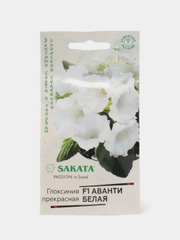 Глоксиния Аванти белая (семена,цветы)