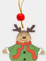Коричневый новогодняя ёлочная игрушка из дерева, Подвеска - украшение на ёлку