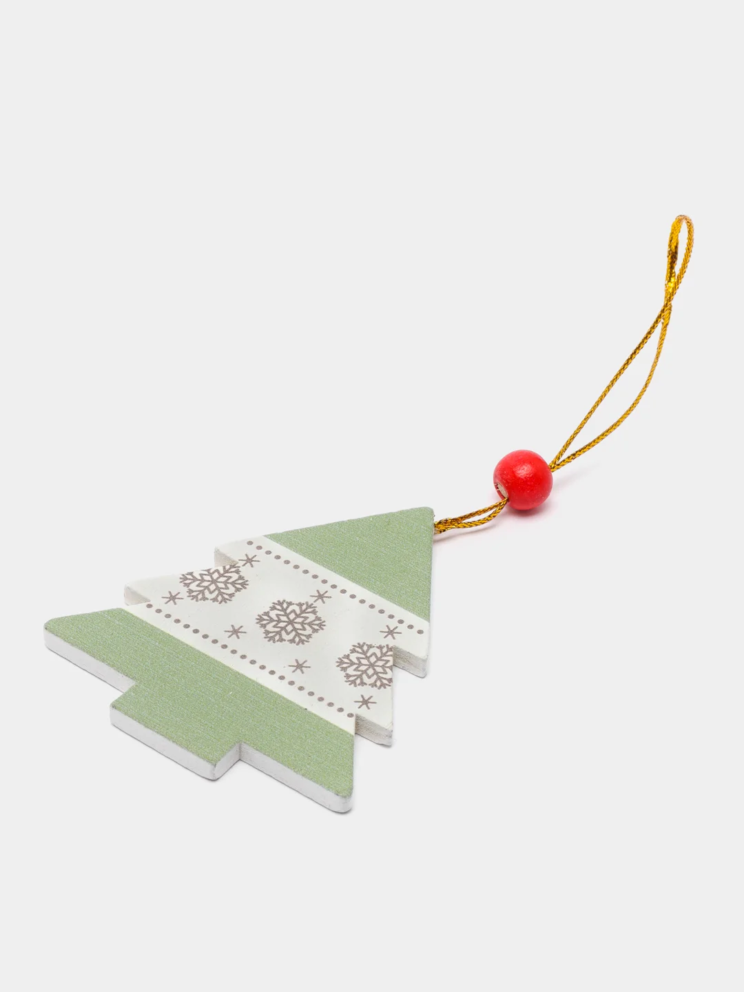 Коралловый меланж новогодняя ёлочная игрушка из дерева, Подвеска - украшение на ёлку