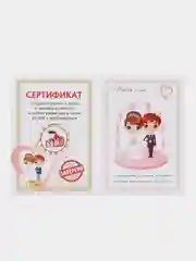 Свадебные шуточные сертификаты для конкурсов, 10 штук, 10,5 х 14,8 см