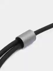 Серый металлик аудиокабель Hoco UPA 10, AUX 3.5 mm, 1.5 м, 2RCA-тюльпаны