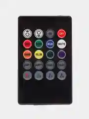 Подсветка ног салона в авто 9-18 светодиодов, RGB лента через пульт или приложение