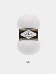 Белый пряжа Alize Lanagold, 240 м