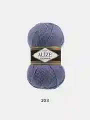Лазурный пряжа Alize Lanagold, 240 м