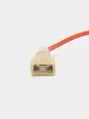 Провод с клеммой "МАМА" AWG22, оранжевый, длина 100 мм, 5 штук