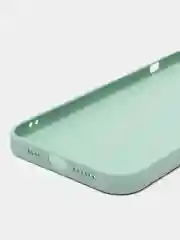 Мятный чехол iPhone 11, 12, 13 Pro Max, 14 Plus, твердый пластиковый глянцевый под стекло