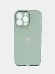 Мятный чехол iPhone 11, 12, 13 Pro Max, 14 Plus, твердый пластиковый глянцевый под стекло