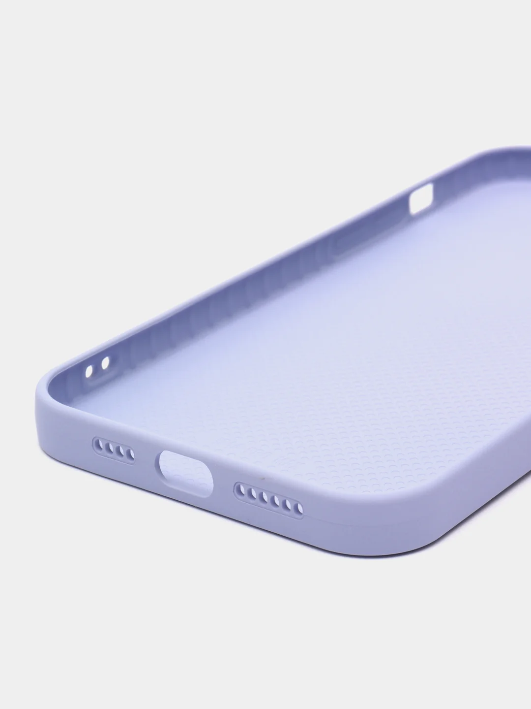 Лавандовый чехол iPhone 11, 12, 13 Pro Max, 14 Plus, твердый пластиковый глянцевый под стекло