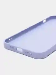Лавандовый чехол iPhone 11, 12, 13 Pro Max, 14 Plus, твердый пластиковый глянцевый под стекло