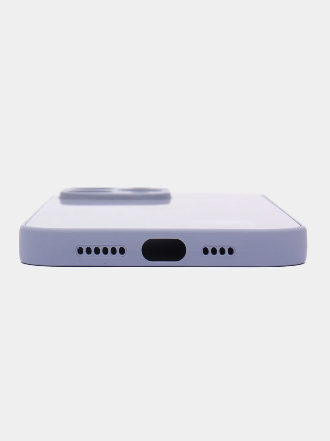 Лавандовый чехол iPhone 11, 12, 13 Pro Max, 14 Plus, твердый пластиковый глянцевый под стекло