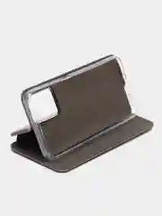 Серебряный чехол книжка Realme C35 Реалми С35