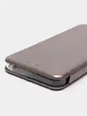 Серебряный чехол книжка Realme C35 Реалми С35