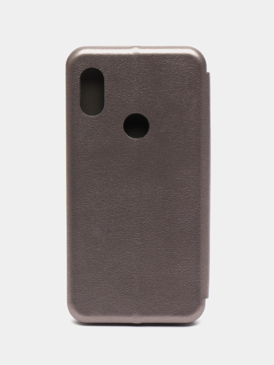Серебряный чехол книжка Xiaomi Redmi Note 6 Pro (Сяоми Редми Нот 6 Про)