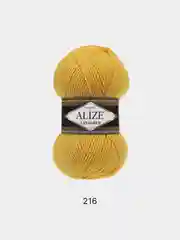 Желтый пряжа Alize Lanagold, 240 м