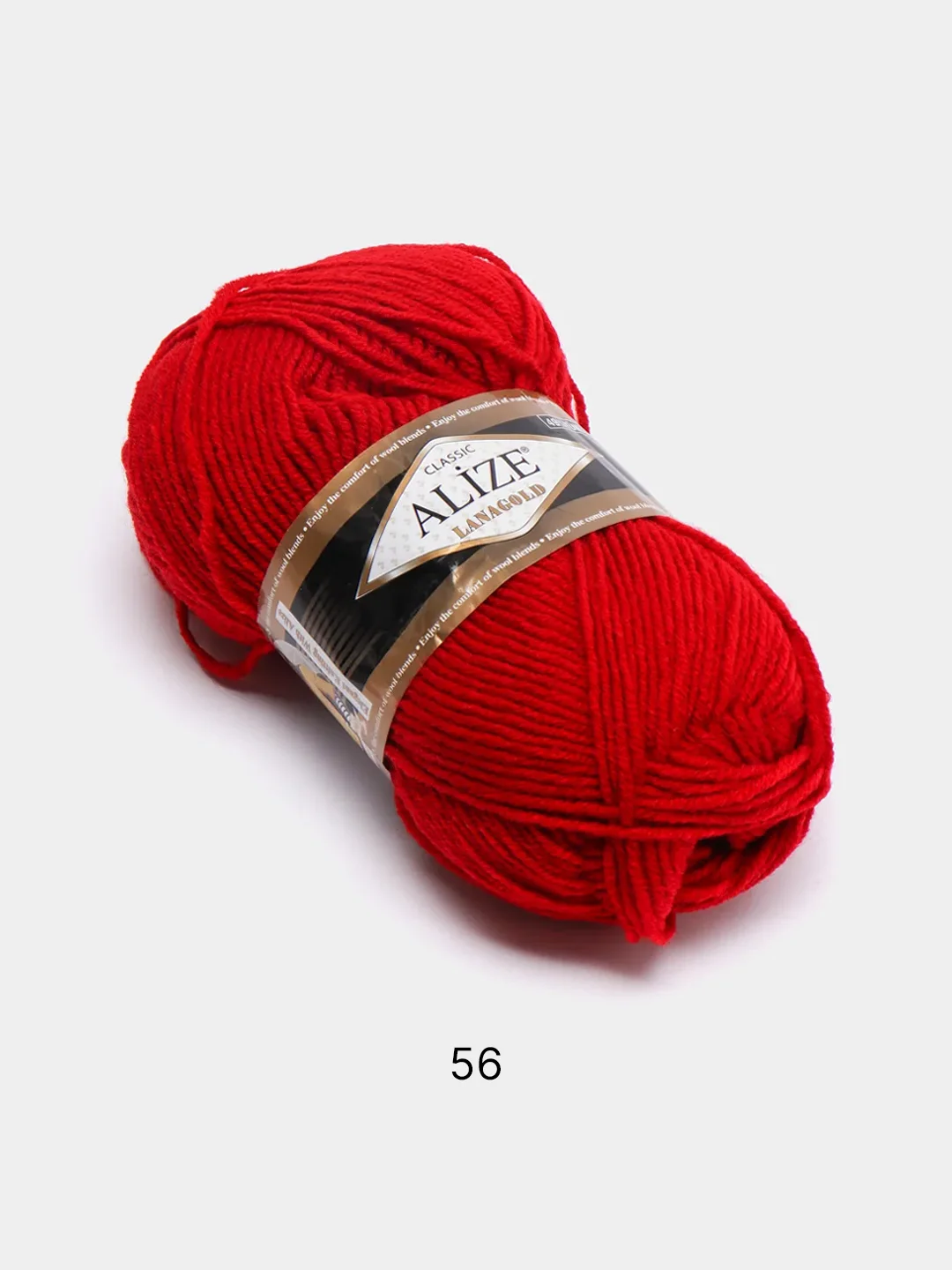 Красный пряжа Alize Lanagold, 240 м