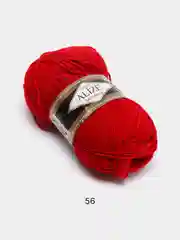 Красный пряжа Alize Lanagold, 240 м