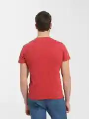 Красный футболка мужская