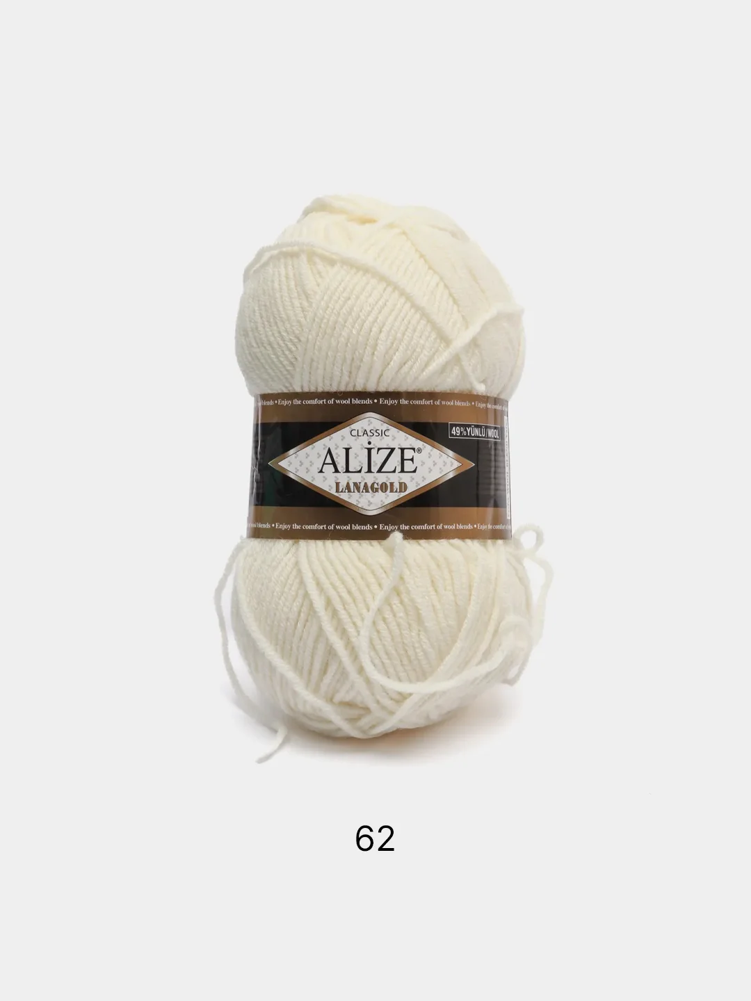 Молочный пряжа Alize Lanagold, 240 м