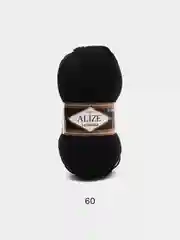 Черный пряжа Alize Lanagold, 240 м
