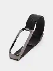 Фиолетовый фирменный металлический ремешок для Xiaomi Mi band 3, 4, 5, 6