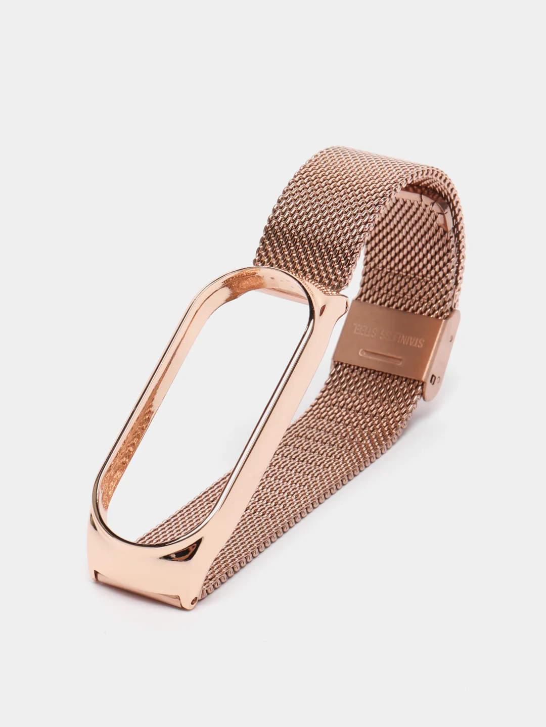 Золотой фирменный металлический ремешок для Xiaomi Mi band 3, 4, 5, 6