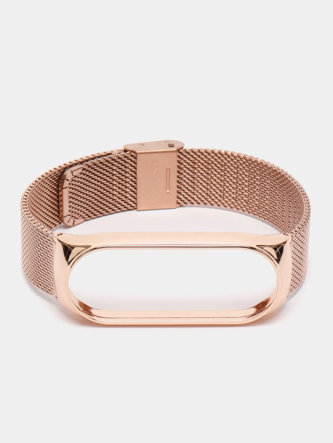 Золотой фирменный металлический ремешок для Xiaomi Mi band 3, 4, 5, 6