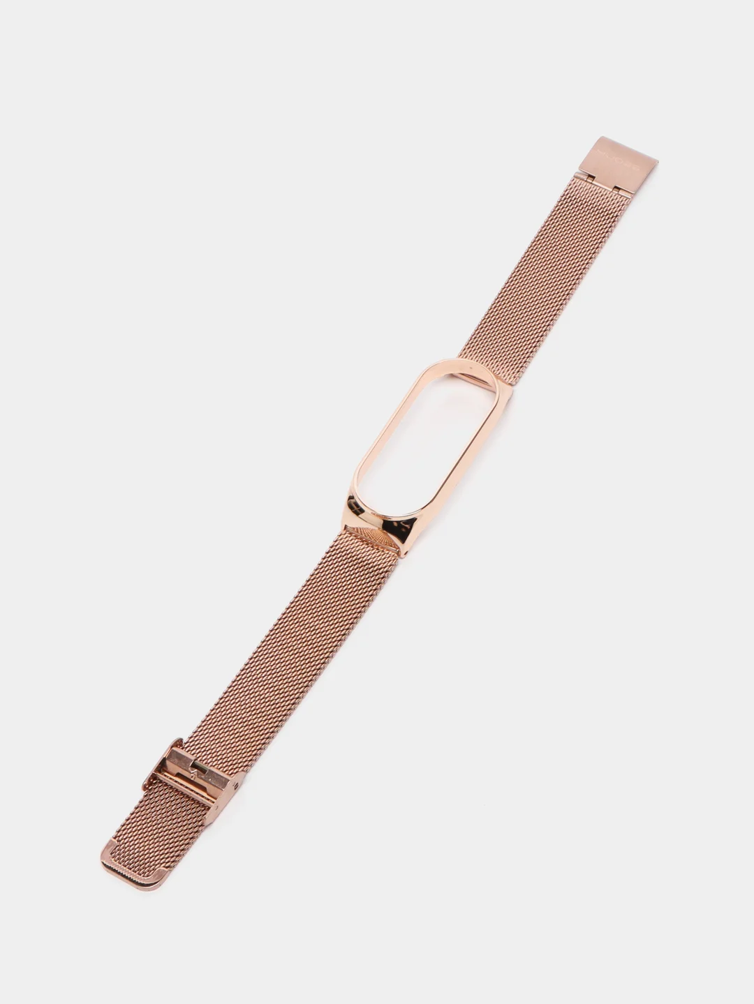 Золотой фирменный металлический ремешок для Xiaomi Mi band 3, 4, 5, 6