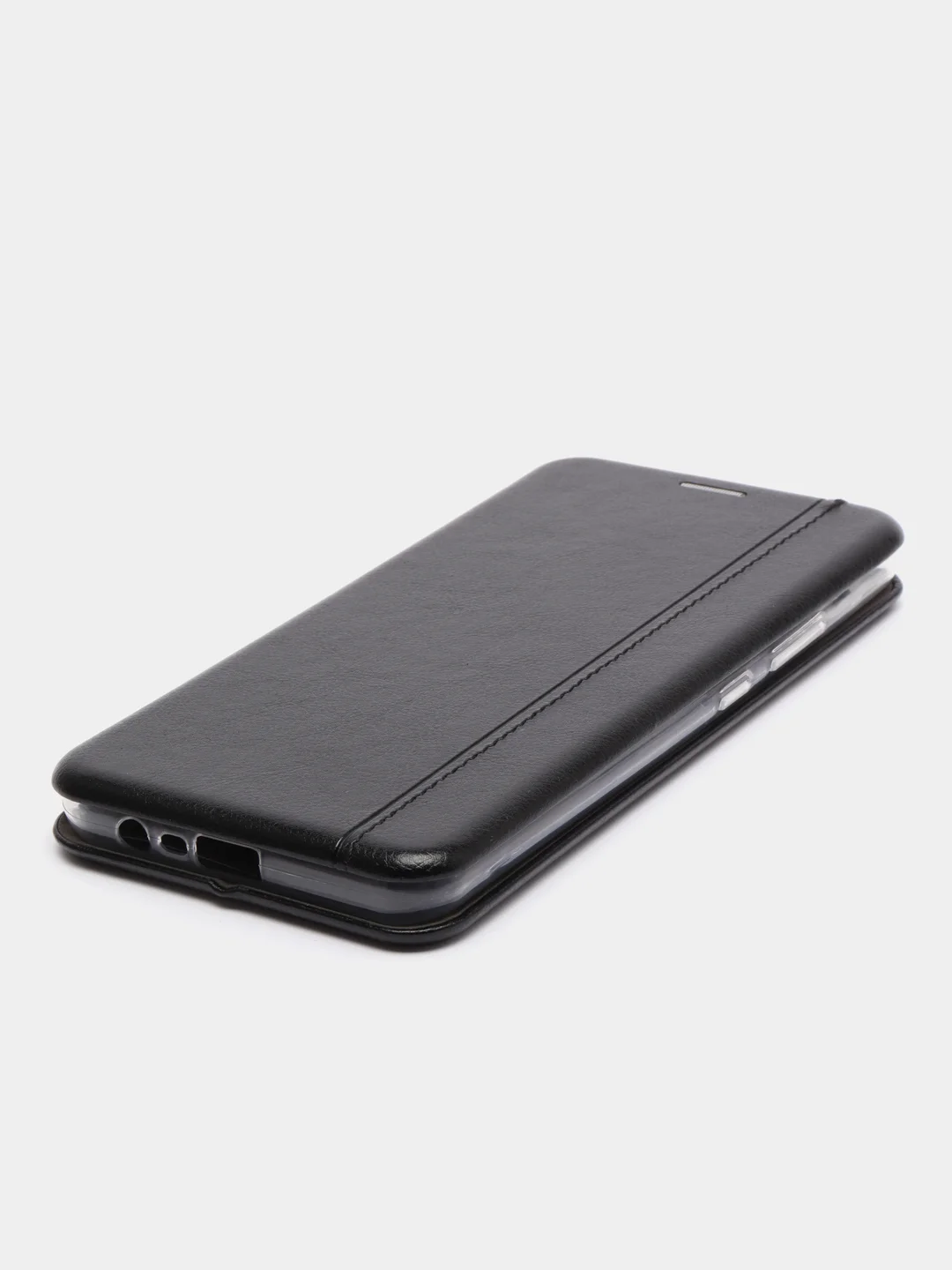 Черный чехол-книжка для Realme C21 / C25 / C15 / C11 / 8 / 8 Pro / 6 Pro / C3 / 5 / 6i / 6