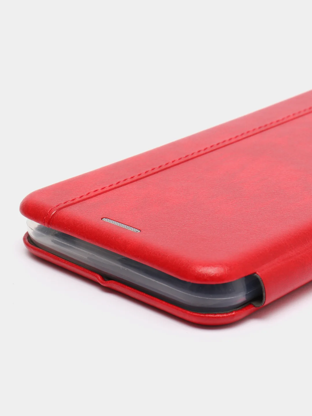 Красный чехол-книжка для Realme C21 / C25 / C15 / C11 / 8 / 8 Pro / 6 Pro / C3 / 5 / 6i / 6
