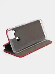 Красный чехол-книжка для Realme C21 / C25 / C15 / C11 / 8 / 8 Pro / 6 Pro / C3 / 5 / 6i / 6