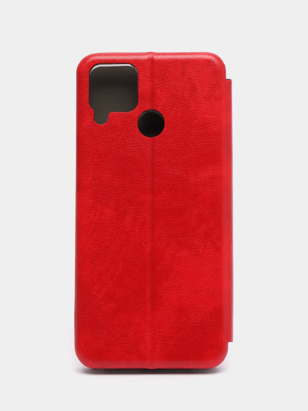 Красный чехол-книжка для Realme C21 / C25 / C15 / C11 / 8 / 8 Pro / 6 Pro / C3 / 5 / 6i / 6