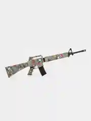 Аметистовый деревянный автомат из CS GO / КС ГО