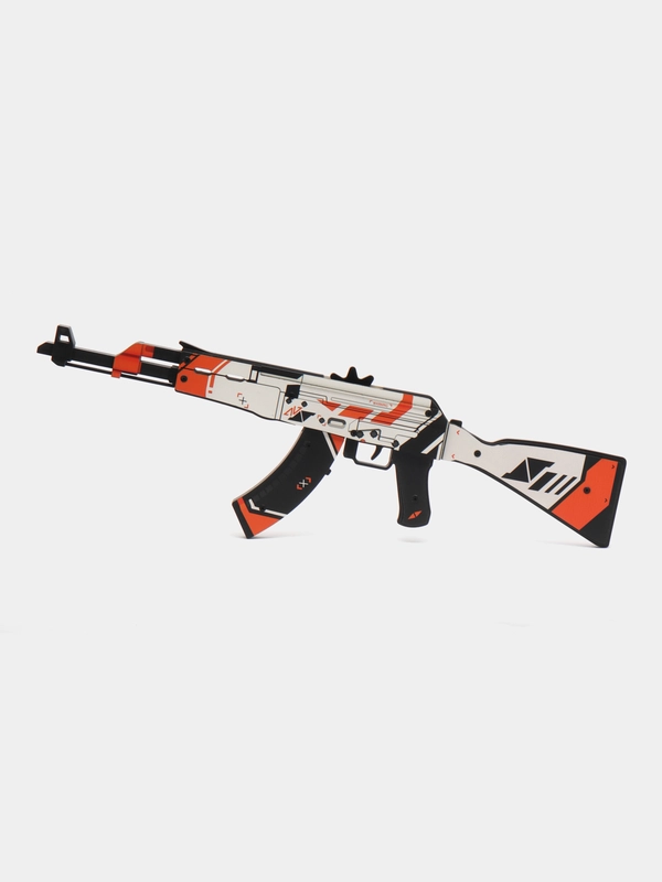 Деревянный автомат АК-47 версия 1.6 Азимов (резинкострел) CS:GO