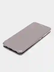 Серебряный чехол-книжка для SAMSUNG Galaxy A51 ( Самсунг А51)