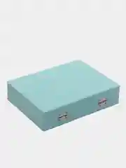 Голубой шкатулка для хранения ювелирных украшений