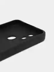 Черный чехол для Realme C25, C25S (Реалми С25, С25С), прозрачный черный защита камеры